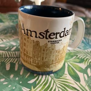 Starbucks Amsterdam 16oz Coffee Mug. Dated 2013